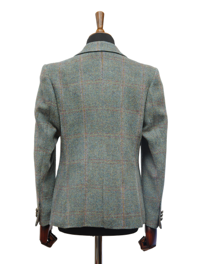 Harris Tweed Claire Jacket Teal Check