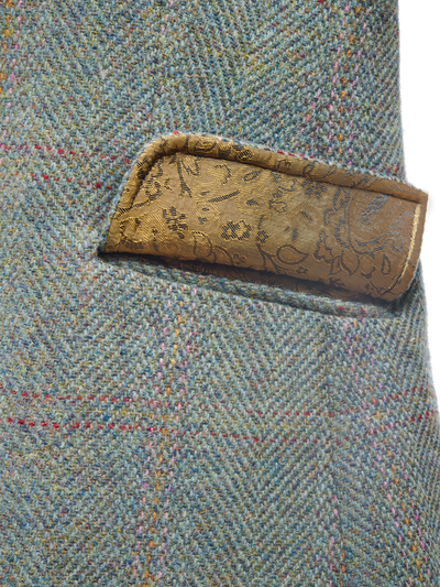 Harris Tweed Claire Jacket Teal Check