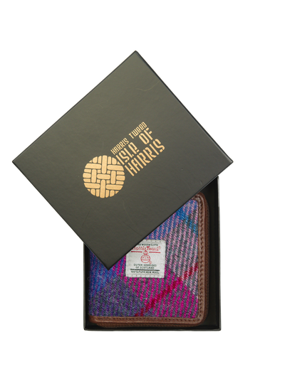 Harris Tweed Compact Zip Wallet A0114