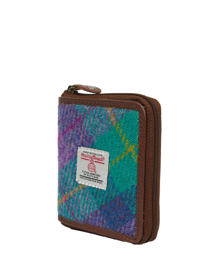 Harris Tweed Compact Zip Wallet A0222