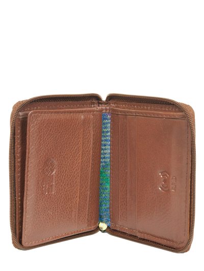 Harris Tweed Compact Zip Wallet A0222