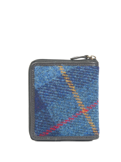 Harris Tweed Compact Zip Wallet A075