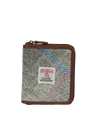 Harris Tweed Compact Zip Wallet A095