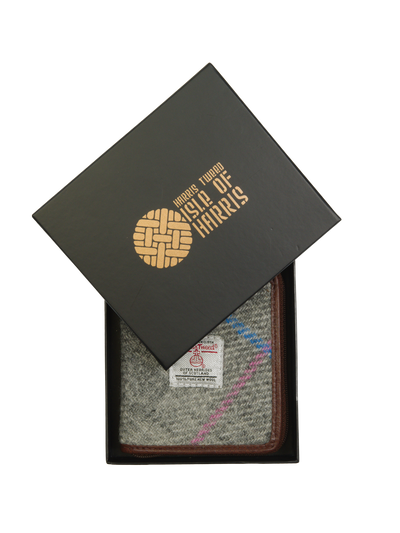 Harris Tweed Compact Zip Wallet A095