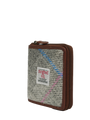 Harris Tweed Compact Zip Wallet A095