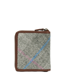 Harris Tweed Compact Zip Wallet A095