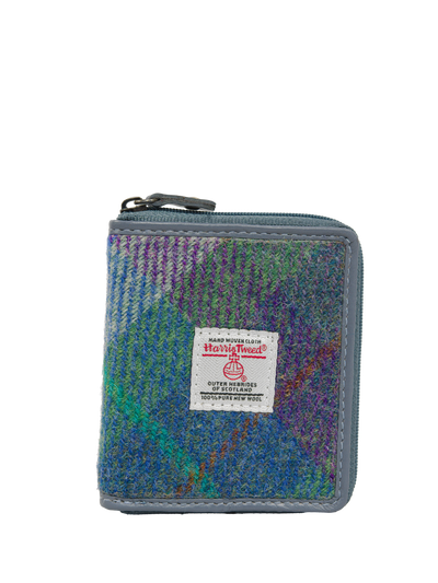Harris Tweed Compact Zip Wallet A0173