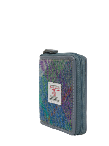 Harris Tweed Compact Zip Wallet - A0173
