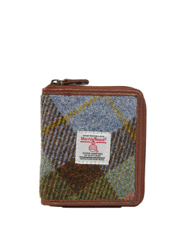 Harris Tweed Compact Zip Wallet A017