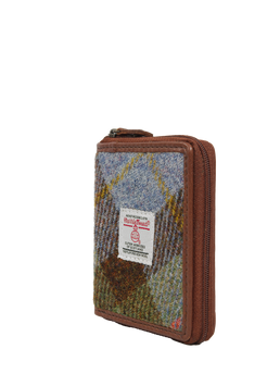 Harris Tweed Compact Zip Wallet A017