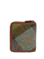 Harris Tweed Compact Zip Wallet A017