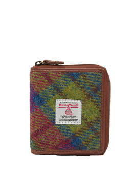 Harris Tweed Compact Zip Wallet A0195