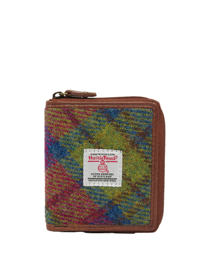 Harris Tweed Compact Zip Wallet A0195