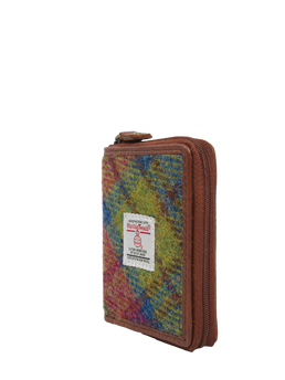 Harris Tweed Compact Zip Wallet A0195