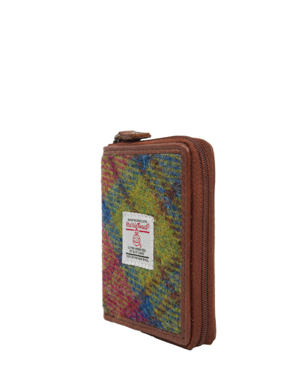 Harris Tweed Compact Zip Wallet A0195