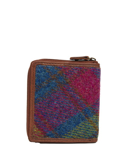 Harris Tweed Compact Zip Wallet A0195