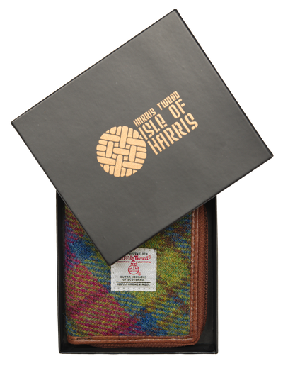 Harris Tweed Compact Zip Wallet A0195