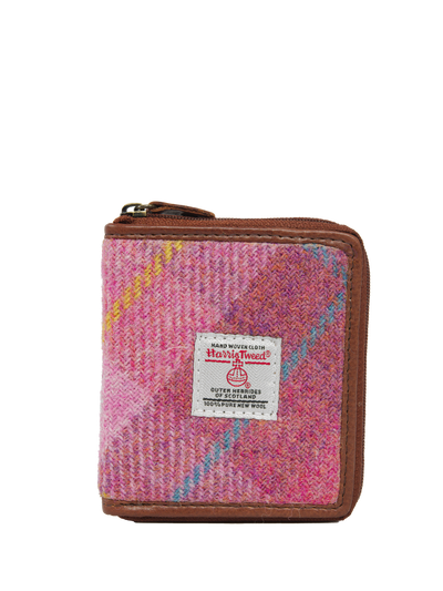 Harris Tweed Compact Zip Wallet A0223