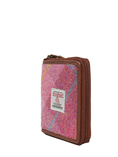 Harris Tweed Compact Zip Wallet A0223