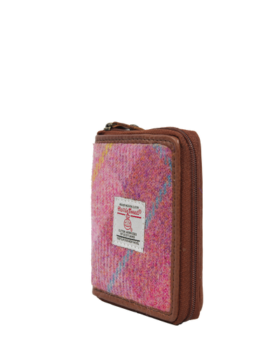 Harris Tweed Compact Zip Wallet - A0223