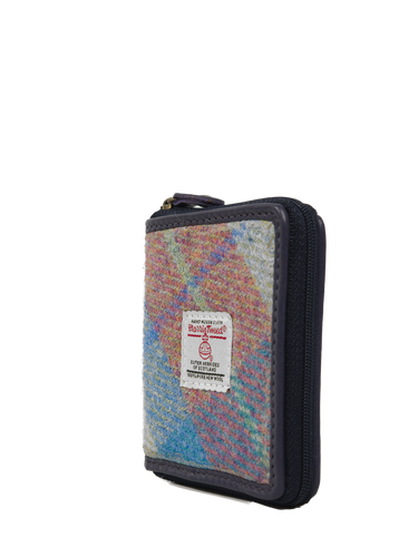 Harris Tweed Compact Zip Wallet - A0226