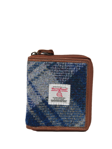 Harris Tweed Compact Zip Wallet - A0237