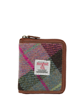 Harris Tweed Compact Zip Wallet A0254