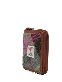 Harris Tweed Compact Zip Wallet A0254