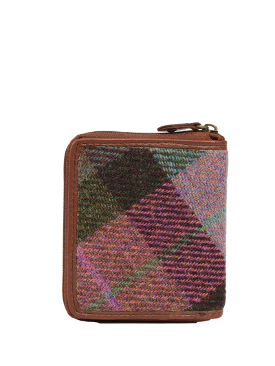 Harris Tweed Compact Zip Wallet A0254