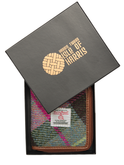 Harris Tweed Compact Zip Wallet A0254