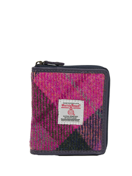 Harris Tweed Compact Zip Wallet A0257