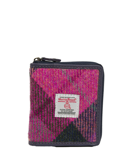 Harris Tweed Compact Zip Wallet A0257