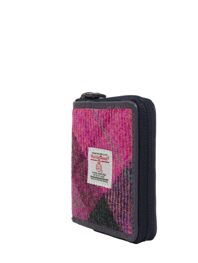 Harris Tweed Compact Zip Wallet A0257