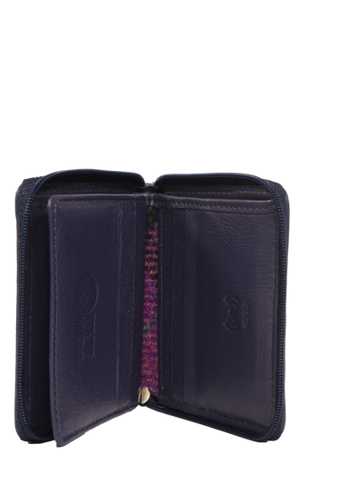 Harris Tweed Compact Zip Wallet A0257