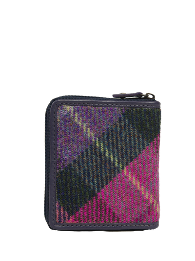 Harris Tweed Compact Zip Wallet A0257