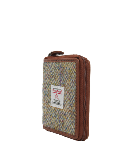 Harris Tweed Compact Zip Wallet HB107