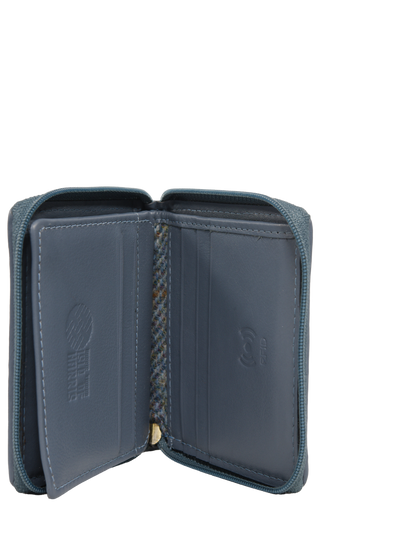 Harris Tweed Compact Zip Wallet HB132