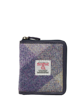 Harris Tweed Compact Zip Wallet HB156