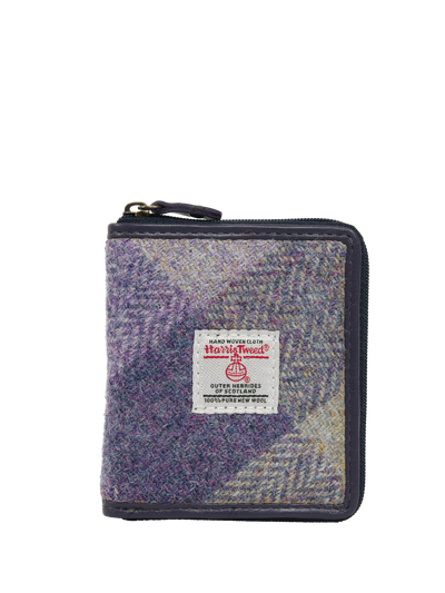 Harris Tweed Compact Zip Wallet HB156