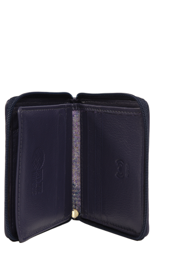 Harris Tweed Compact Zip Wallet HB156
