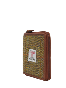 Harris Tweed Compact Zip Wallet HB67