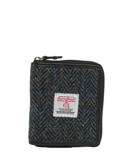 Harris Tweed Compact Zip Wallet HB80