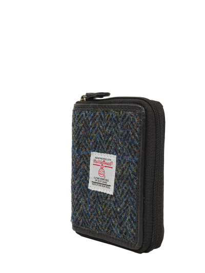 Harris Tweed Compact Zip Wallet HB80