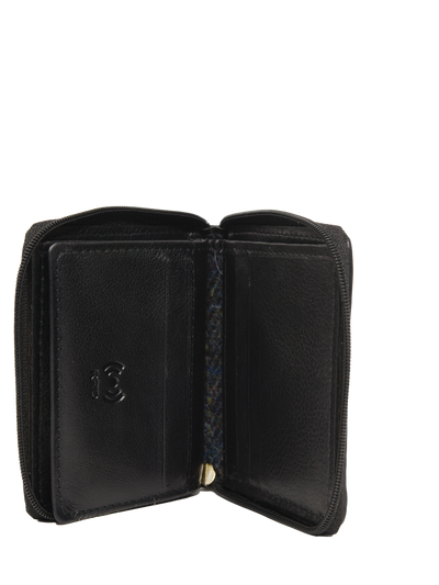 Harris Tweed Compact Zip Wallet HB80