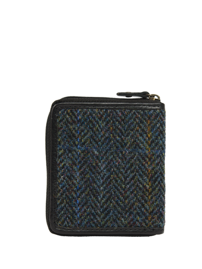 Harris Tweed Compact Zip Wallet HB80