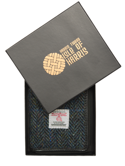 Harris Tweed Compact Zip Wallet HB80