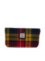 Harris Tweed Cosmetic Bag - A0170 (Black Leather)