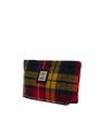 Harris Tweed Cosmetic Bag - A0170 (Black Leather)