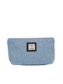 Harris Tweed Cosmetic Bag - 268 (Black Leather)