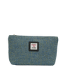 Harris Tweed Cosmetic Bag - 332 (Black Leather)